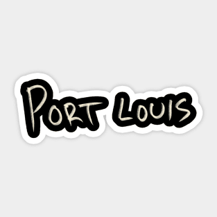 Port Louis Sticker